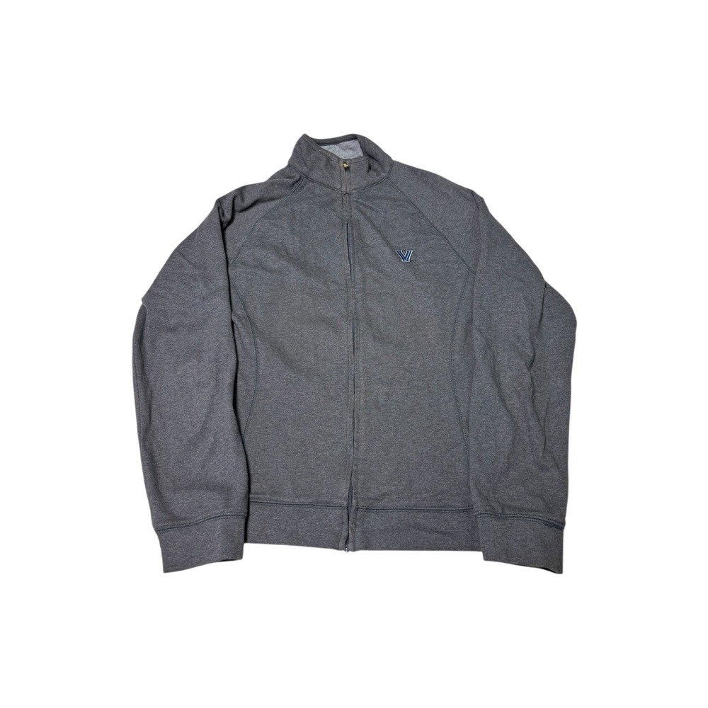 Peter Millar Womens Gray‎ Quarter Zip Track Jacket V Logo Size M